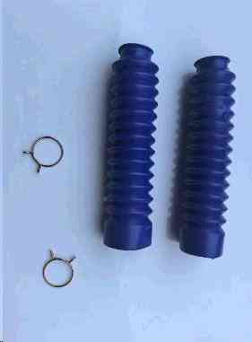 Гофри передньої вилки (пара) універсальні L-220mm, d-30mm, D-50mm (сині) KTO Київ