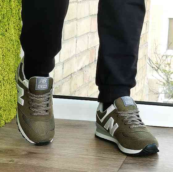 Кросівки New Balance 574 Хакі Чоловічі Зелені Нью Баланс (розміри: 40) — 74-11 Дніпро