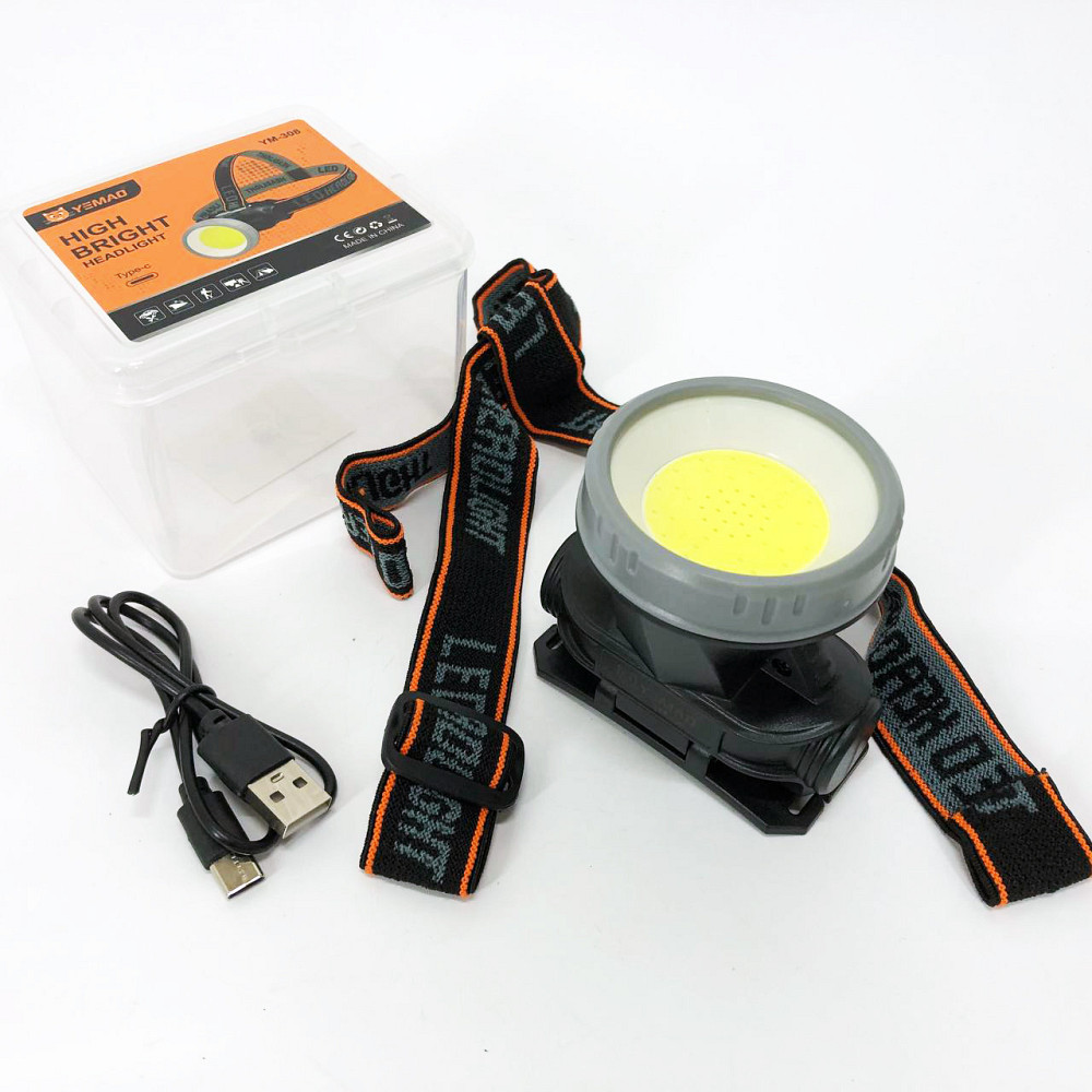 Налобный фонарь для автомеханика YM-308/208-COB(white+red), Фонарик налобный мощный UT-35 Львов - изображение 9