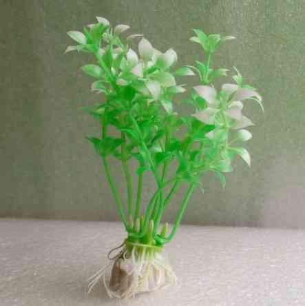 Растения искусственные в аквариум зеленый - длина 9см, пластик Киев