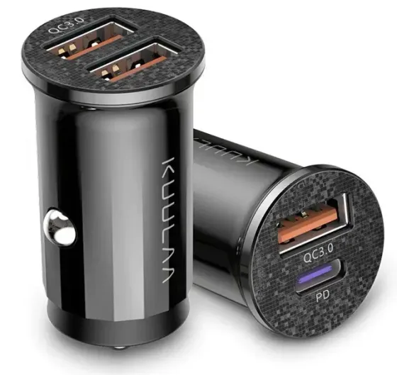 Автомобильное зарядное устройство KUULAA с двумя USB-портами Киев