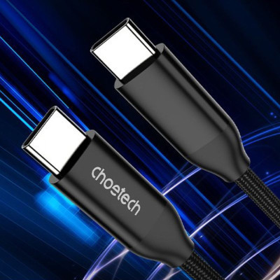Дата кабель USB-С to USB-С 2.0m 240W USB2.0 Choetech (XCC-1036-BK) Вінниця - фото 5
