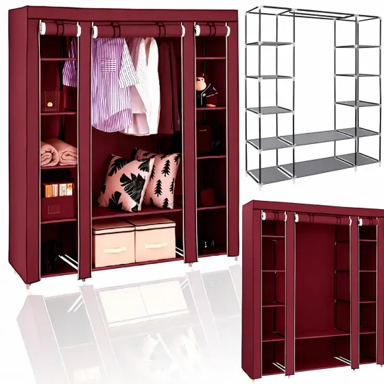 Тканевой шкаф HCX Storage Wardrobe 88130 Бордо Коломия