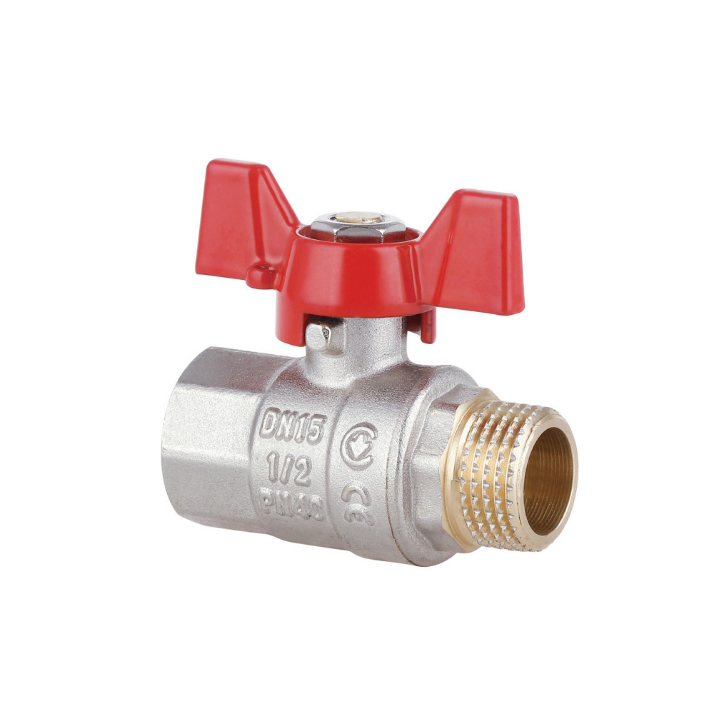 Кран кульовий Thermo Alliance Standart 1/2" ВН для води (метелик) SD607NW15PN40 Київ - фото 11