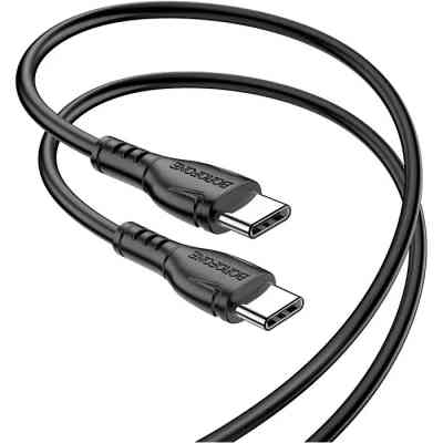 Дата кабель USB-C to USB-C 1.0m 60W Triumph BX51 black BOROFONE (6931474751669) Вінниця