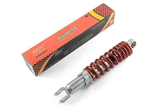 Амортизатор GY6, DIO, LEAD 28 см, регульований (червоний) Мукачево