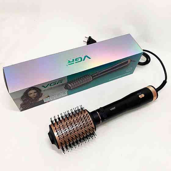 Сучасний фен для укладання, Професійний фен-гребінець з іонізацією, Хороший фен для волосся KP-46 Івано-Франківськ