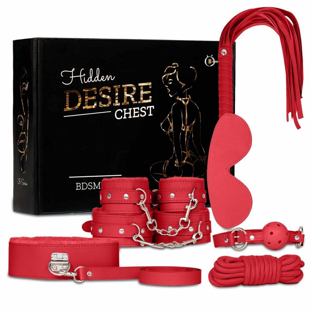 Набір БДСМ іграшок Fetish B-Series BDSM Kit 5.0, червоний Sex Aura Київ - фото 1