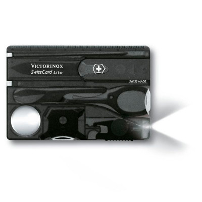 Мультитул Victorinox SwissCard Lite Transparent Black Blister (0.7333.T3B1) Вінниця - фото 5