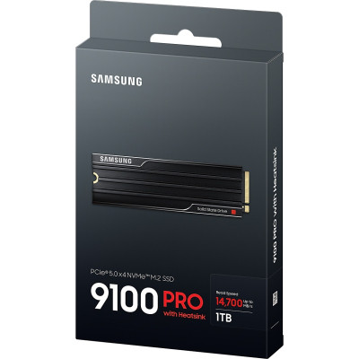Накопитель SSD M.2 2280 1TB 9100 PRO Heatsink Samsung (MZ-VAP1T0CW) Винница - изображение 8