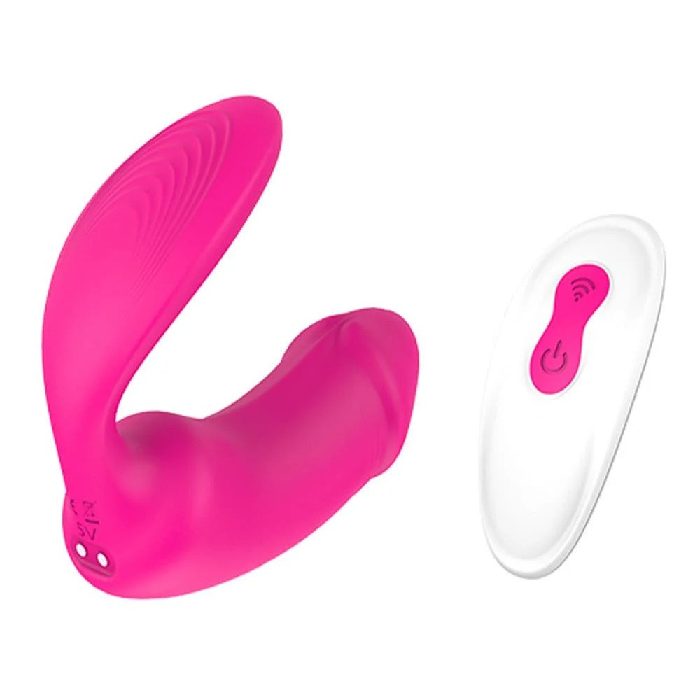Вагінально-кліторальний вібратор Dream Toys Essentials з пультом, рожевий, 9 × 3 см Sex Aura Київ - фото 8