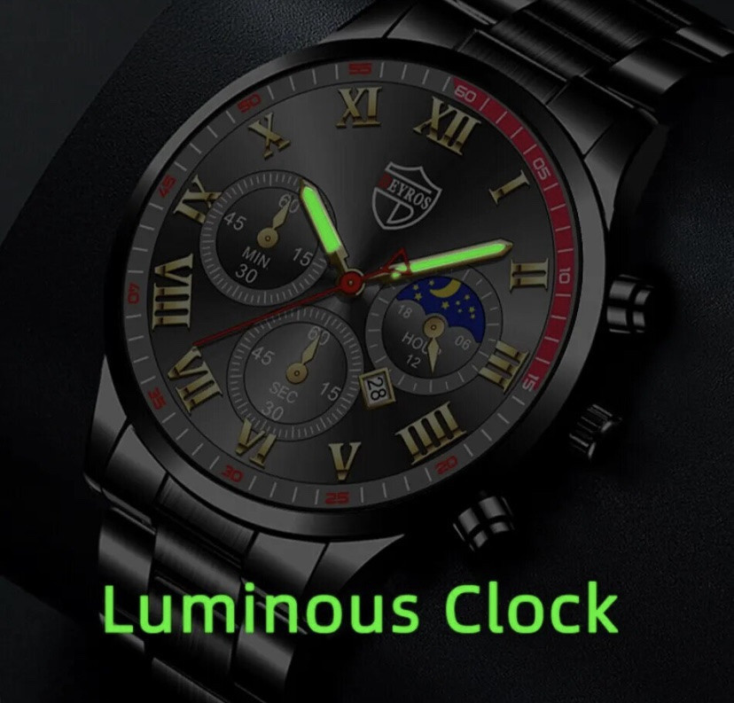 Подарочный набор для мужчин: наручные часы с браслетом- диам 4,2см, длин 22см, шир рем 2 см, без коробки Киев - изображение 8