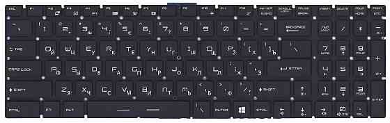 Клавиатура для ноутбука MSI (GT72) с подсветкой (Light), Black, (No Frame) RU Вінниця