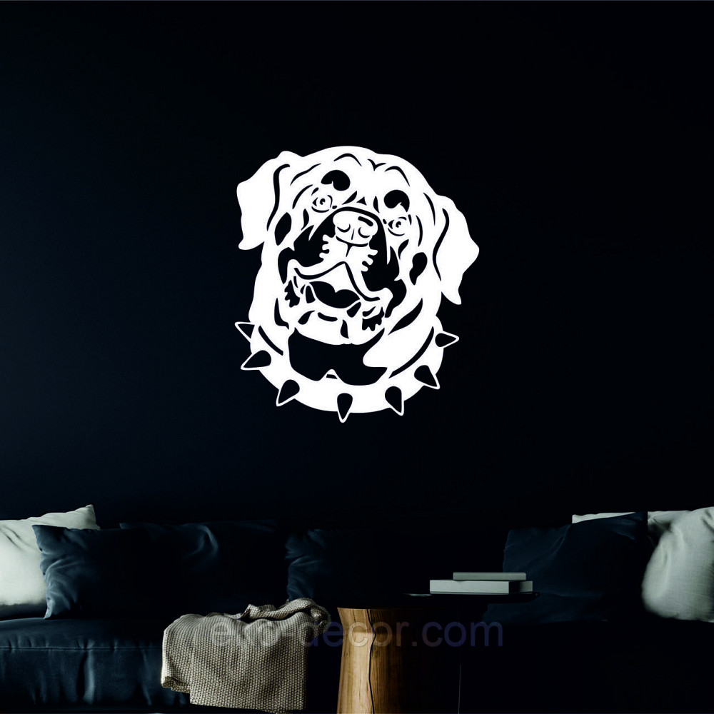 Декоративное настенное Панно «Ротвейлер» , Декор на стену 50*44 см, Белый Киев - изображение 4