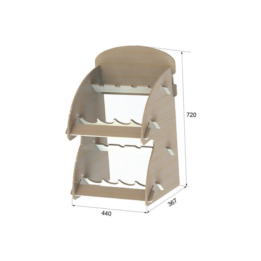 Стеллаж винный 