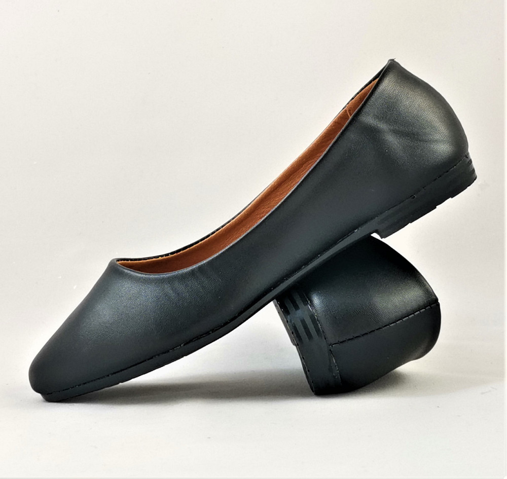 Женские Балетки Черные Мокасины Туфли (размеры: 36,37,38,39,40) - 00-13 Днепр - изображение 4