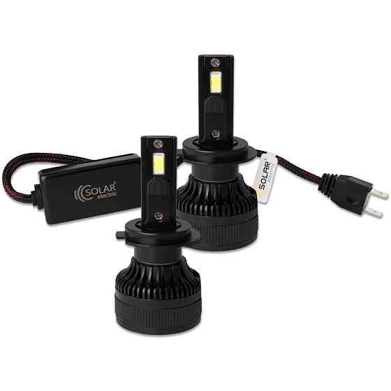 Автолампа Solar LED H7 12/24V 100W 9000Lm 6500K CSP3570 2шт Львів