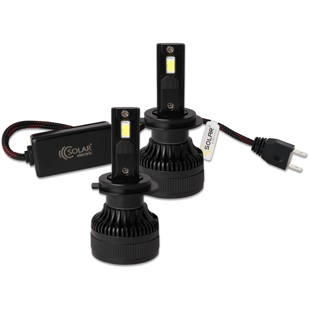 Автолампа Solar LED H7 12/24V 100W 9000Lm 6500K CSP3570 2шт Львів - фото 4