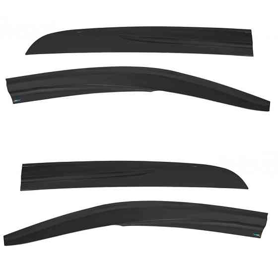 Дефлекторы окон (ветровики) Citroen C Elysee 2012-2023, 4шт, SunPlex, седан, на скотче Винница