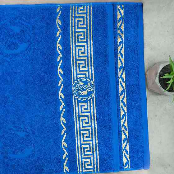Рушник для сауни GM Textile 70х140см Caesar 450г/м2 (Блакитний) Суми