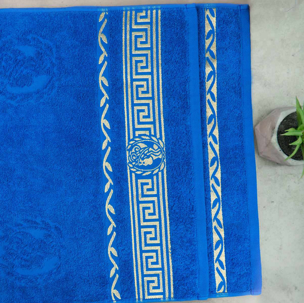 Рушник для сауни GM Textile 70х140см Caesar 450г/м2 (Блакитний) Суми - фото 2