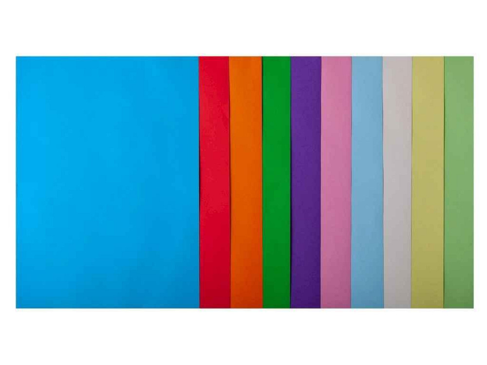 Набор цвета. бумаги А4, PASTELINTENSIV, 10кол., 50л. BM.2721650-99 ТМ BUROMAX Solmir Киев - изображение 1