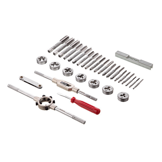 Набор плашек и метчиков, 32 ед., M3-M12 INTERTOOL SD-8032 Киев - изображение 3