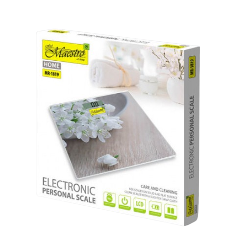 Ваги підлогові електронні скляні MR-1819 Maestro Житомир - фото 2