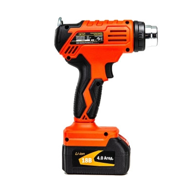 Будівельний фен GTM HGC18/550, 18V, 350/550С, 160/200л/хв, 4Ah (HGC18/550_KIT) Вінниця - фото 4