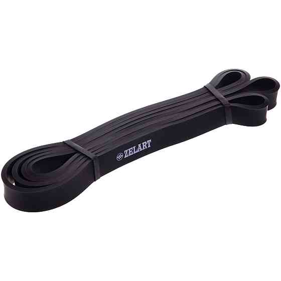 Резина петля для подтягиваний и тренировок лента силовая Zelart-3917-BK Киев