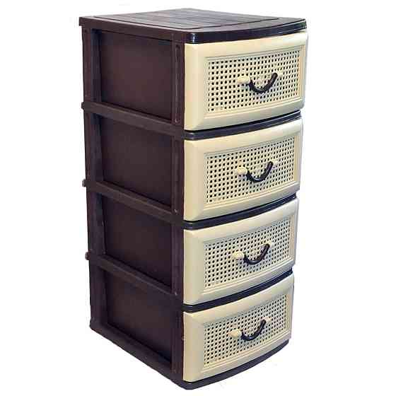 Пластиковий комод Гігант. 4 ящики. 92х40х50. Одеса