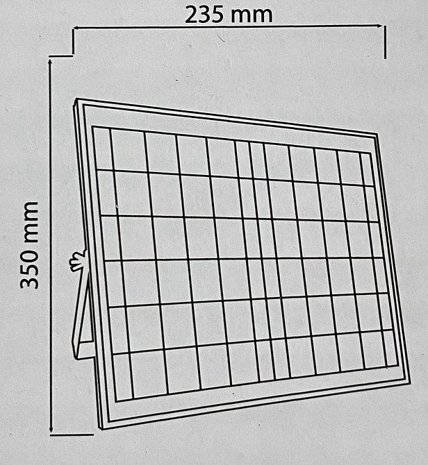 ЛЕД прожектор с солнечной панелью с пультом 60W 6400K TIGER Киев - изображение 2