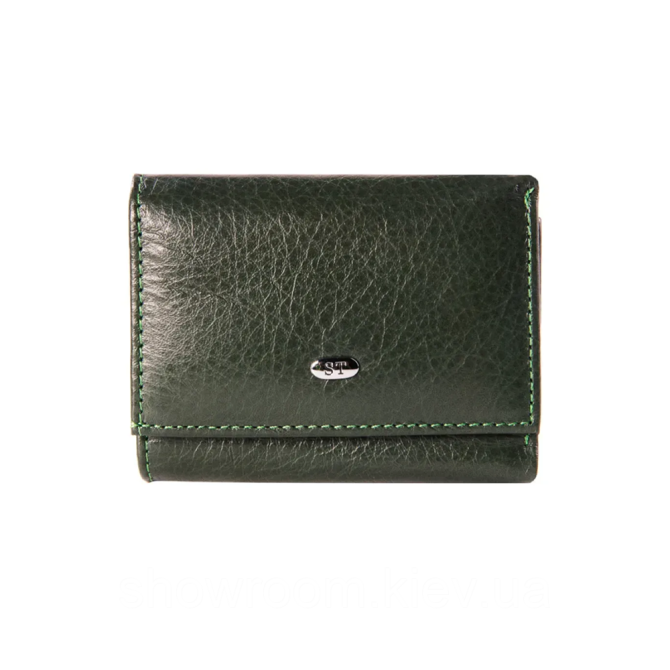 Зеленый женский маленький кошелек (4401) Киев - изображение 3