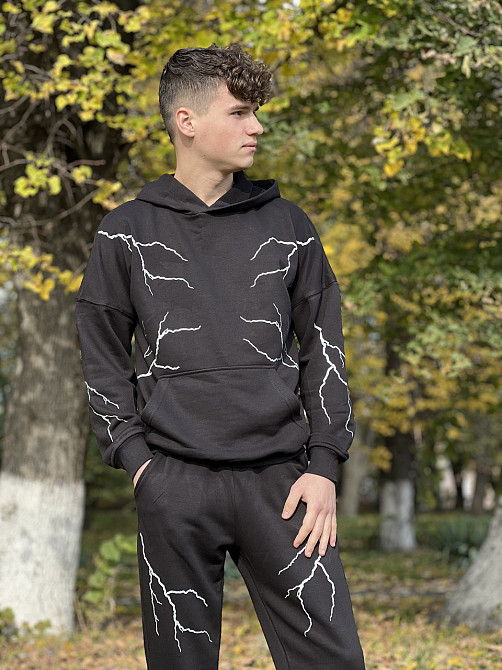 Преміум спортний костюм із блискавками XXL Чернівці - фото 1