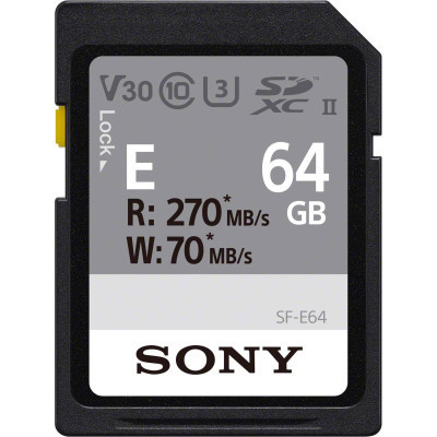 Карта пам&apos;яті Sony 64GB SDXC class 10 UHS-II U3 V30 (SFE64A.ET4) Вінниця - фото 1