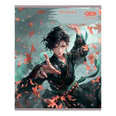 Зошит ZiBi набір учнівських ANIME 48 аркушів клітинка 10 штук, 8 предметів (ZB.1704-99) Вінниця