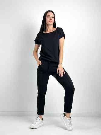 Літній прогулянковий костюм трикотажний "Saimon" оптом | Батал | Розпродаж моделі Київ