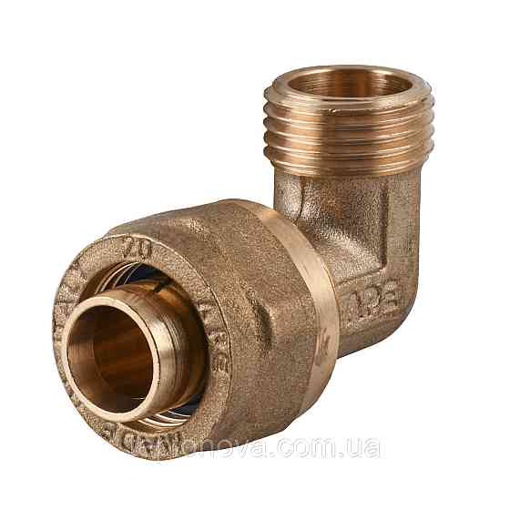 Уголок с наружной резьбой APE 753 L 1/2″х20 ITALY Черновцы