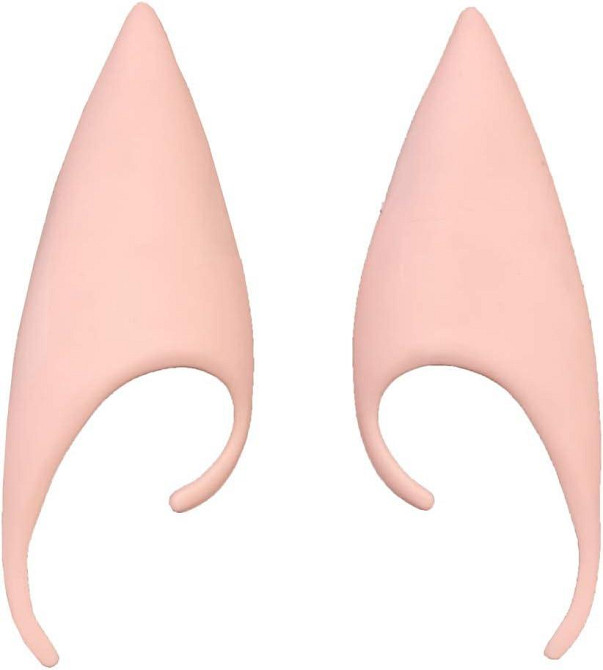 Накладки для ушей Pointy Ear Wrap-Around Adult Latex бежевые эльф фея пришелец LARP cosplay аксессуары для Киев - изображение 3