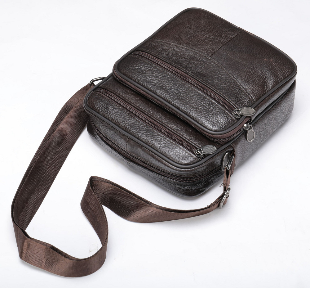 Мессенджер чоловічий шкіряний 20346 Vintage Коричневий Київ - фото 6