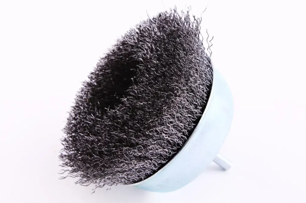 Щетка для дрели чашечная Intertool витая проволока 100мм Винница - изображение 2