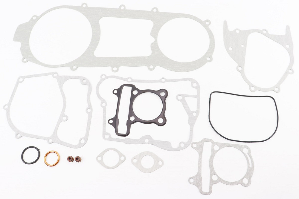 Прокладки двигуна 150cc-57,4мм, к-кт 15 деталей, довгий варіатор Київ - фото 1
