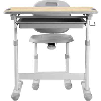 Парта со стулом FunDesk Piccolino III Grey-w Винница