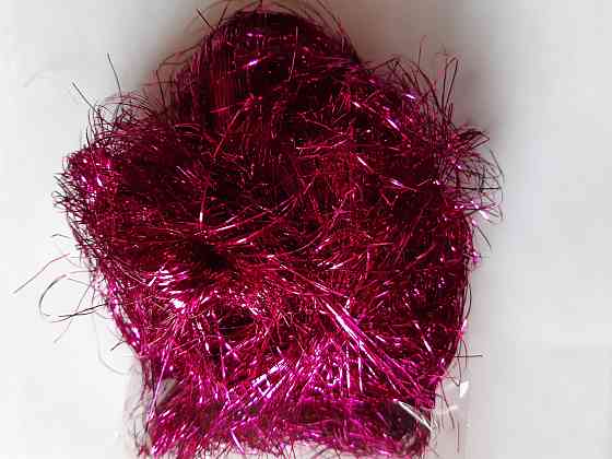 Дождик тонкий 10 г малиновый Киев