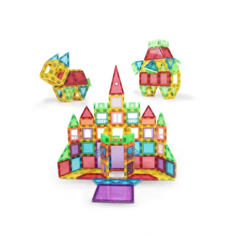 Конструктор магнітний різнокольоровий на 106 деталей Кам'янець-Подільський - фото 1