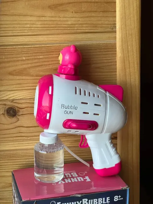 Пистолет детский автоматический пистолет пулемёт для мыльных пузырей Toy bubble gun AND 388-10 Коломыя - изображение 3