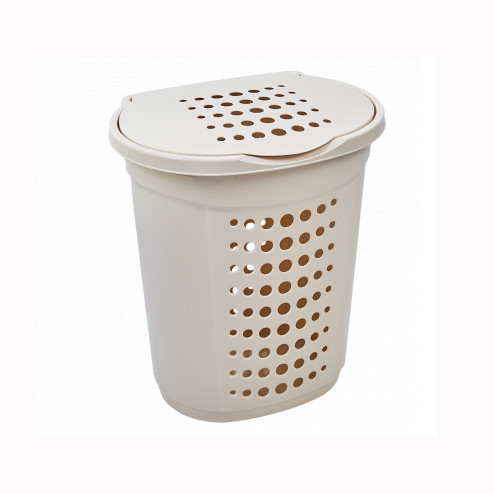 Корзина для белья 60 л цвет Белая Роза, Алеана. Одесса - изображение 1