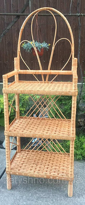 Полка плетеная из лозы на 3 яруса Киев - изображение 4