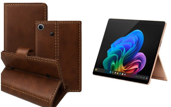 Книга-трансформер для планшета Microsoft Surface Pro 8, Pro 9, цвет Black Buno-Red Киев