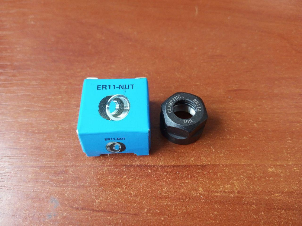Цангова гайка ER11A для цанги ER11 затискна гайка для фрезера або верстата ЧПУ цанговий патрон Полтава - изображение 1